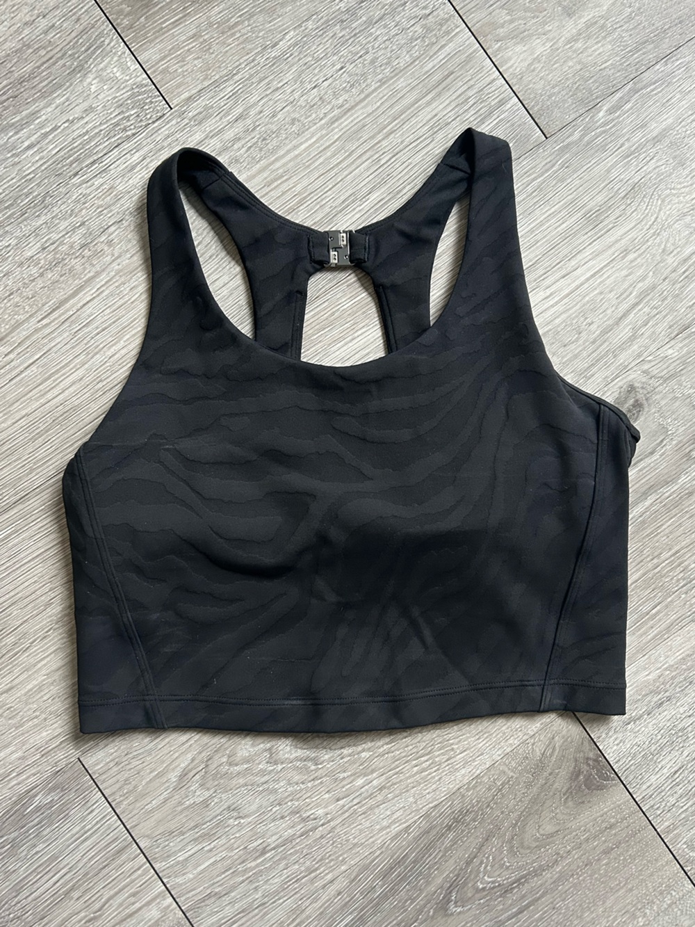 Athleta Black Ultimate Long Line Sports Bra Size Small